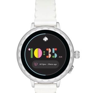 NIB Kate Spade Smart Watch with White Scallop Band